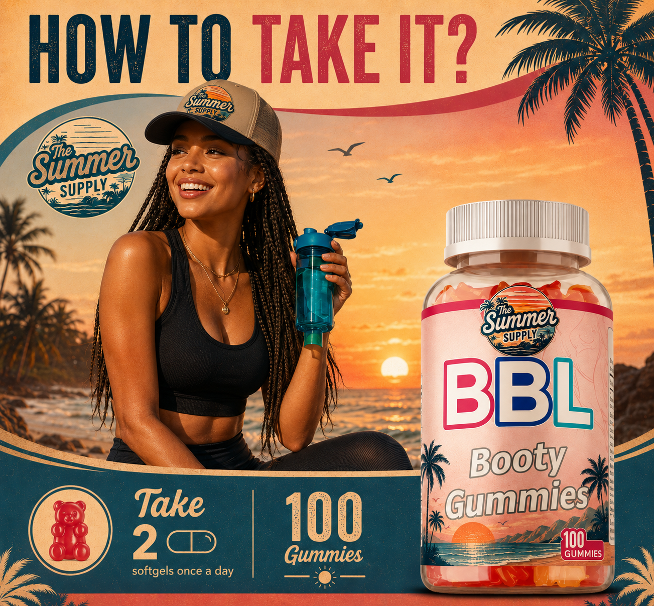 BBL Gummies - Promotes Hip Growth, Enhances Natural Curves, Balances Hormones, Accelerates Metabolism, and Improves Vitalitysupp