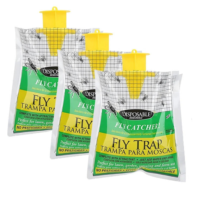 1/10Pc Outdoor Fly Trap Bags Hanging Bug Catcher Disposable Non-Toxic Flies Bag for Garden Insect Mosquito Fruit Fly Filth Flies