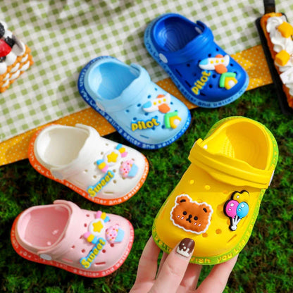 Summer Baby Shoes Sandals Cartoon Design Mules for Girls and Boys Infant Garden Shoes New Products for Children