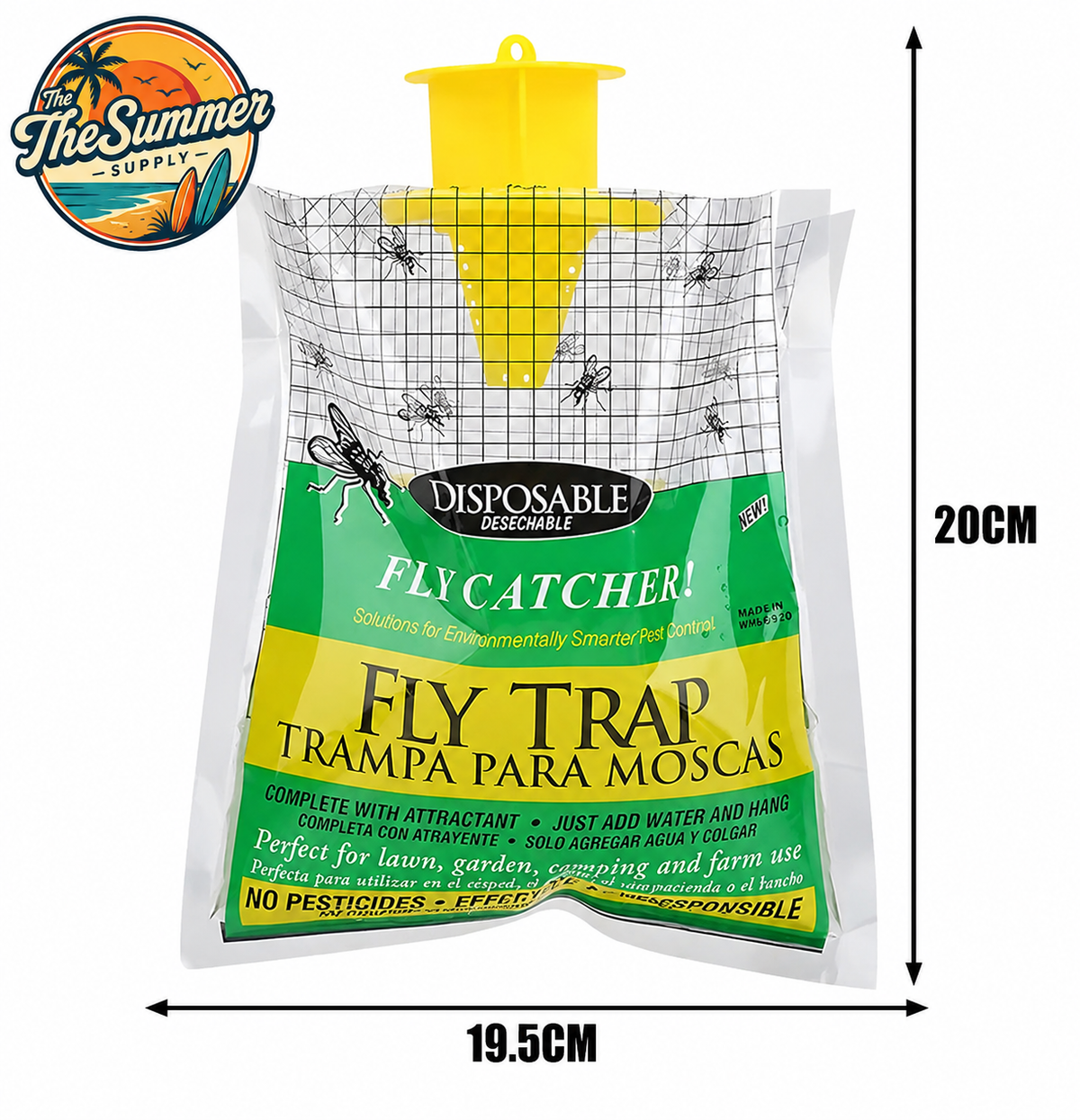 Fly Trap Bags - 1, 3, 5, or 10 Pack Options!
