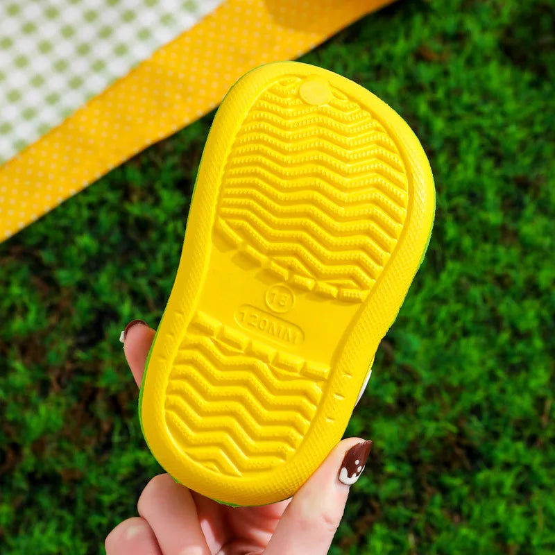 Summer Baby Shoes Sandals Cartoon Design Mules for Girls and Boys Infant Garden Shoes New Products for Children