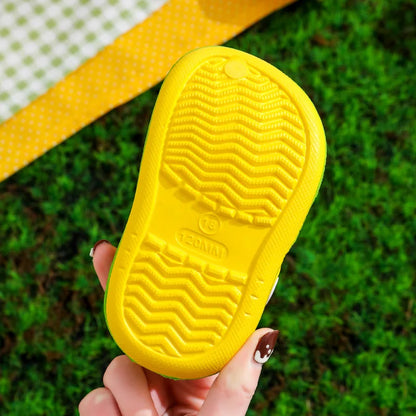 Summer Baby Shoes Sandals Cartoon Design Mules for Girls and Boys Infant Garden Shoes New Products for Children